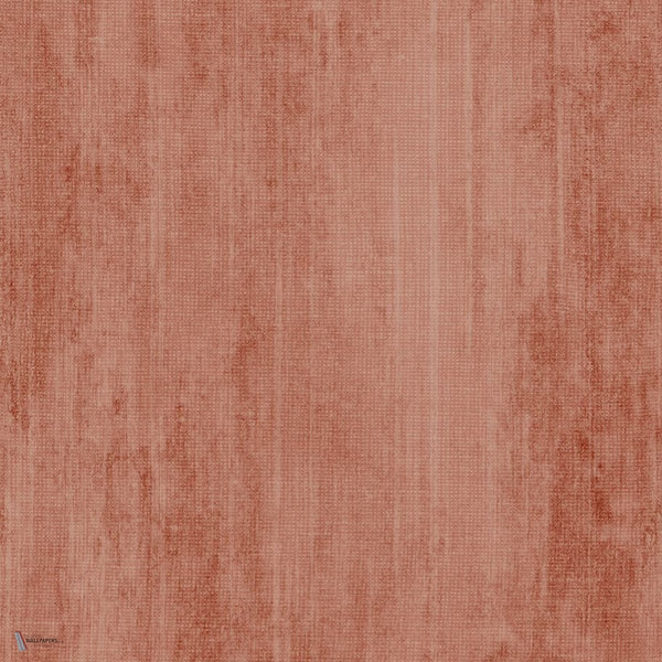 Washed Linen Tapete in Ruby von Arte
