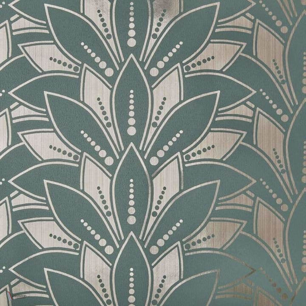 Astoria behang in Neo Mint van 1838 wallcoverings