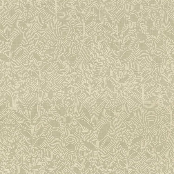 Astragale wallpaper in Amande Douce by Casamance