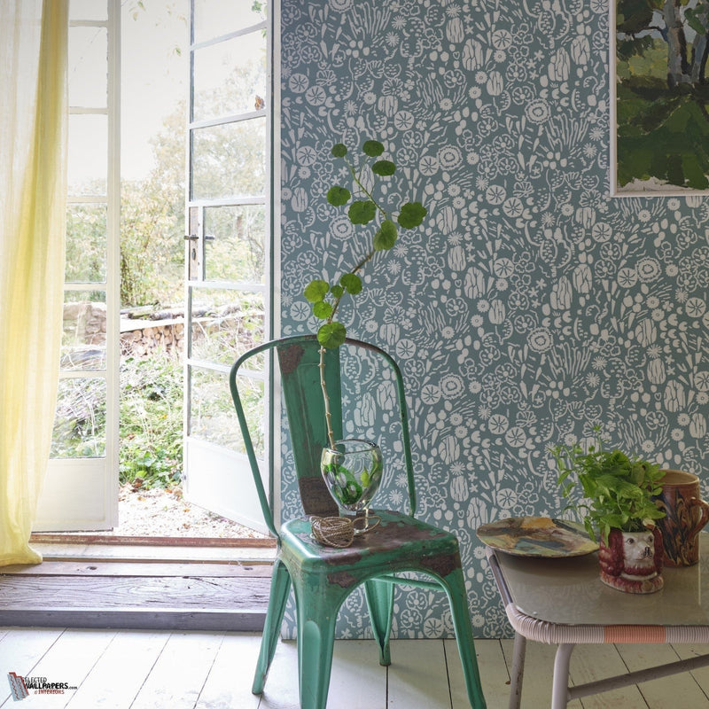 Atacama behang van Farrow & Ball