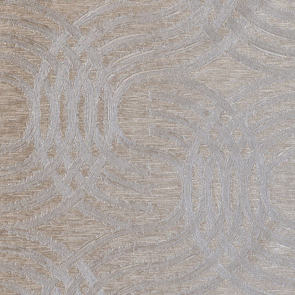 Auraria Tapete in Taupe/Argente von Casamance