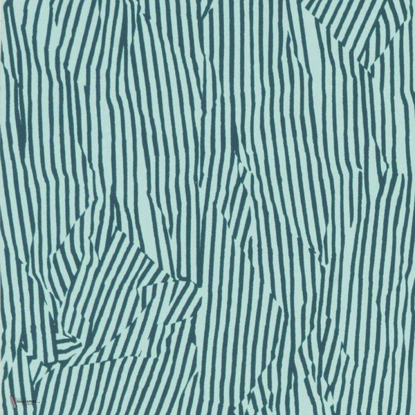 Avant behang in Sky Teal van Kelly Wearstler