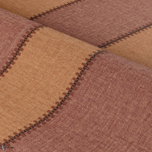 Azur behang in Bois De Rose Terre De Sienne van Casamance