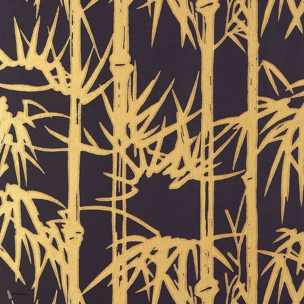Bamboo behang in Paean Black van Farrow & Ball