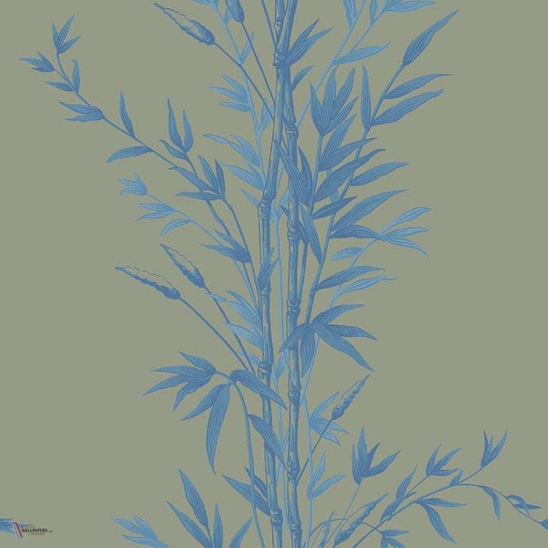 Bamboo behang in China Blue van Cole & Son