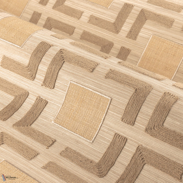 Biancavilla wallpaper in Beige Naturel by Casamance