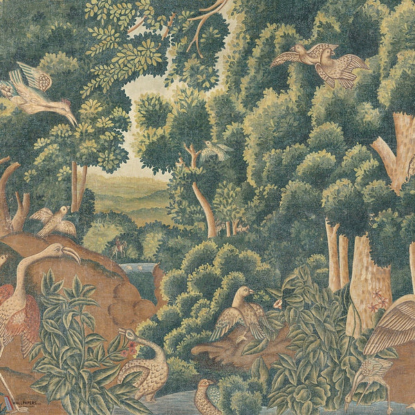 Bird Tapestry Tapete von Iksel — Original, detail