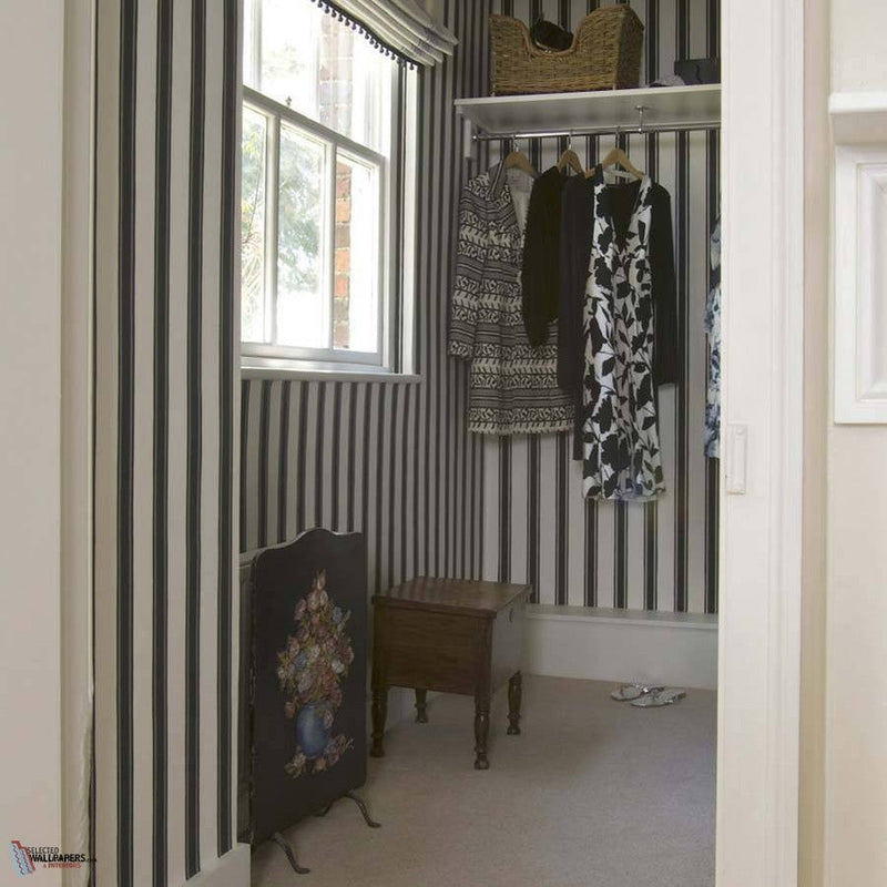 Block Print Stripe behang van Farrow & Ball