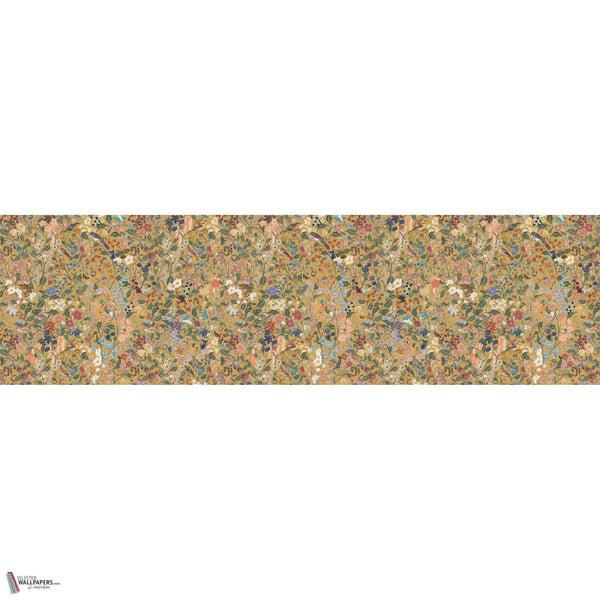 Blooming Fantasy behang in Crackled Gold van Iksel