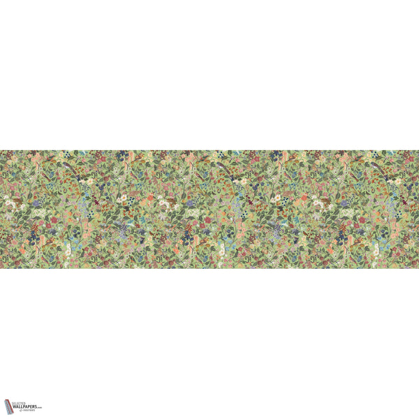 Blooming Fantasy behang in Pear Green van Iksel