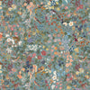 Blooming Fantasy behang van Iksel — Beryl Blue, detail