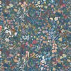 Blooming Fantasy behang van Iksel — Lapis Blue, detail
