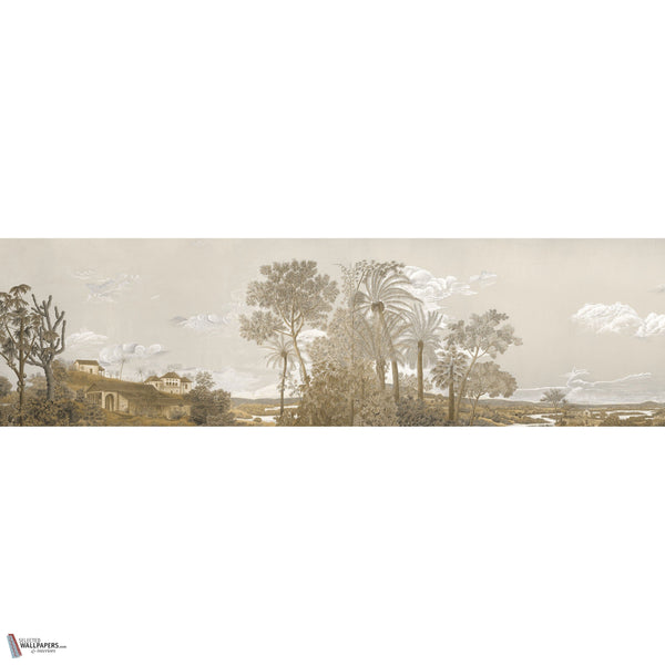 Brazil behang in Sepia Tones van Iksel