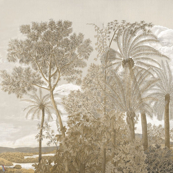 Brazil behang van Iksel — Sepia Tones, detail