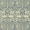 Brer Rabbit wallpaper in Indigo/Vellum van Morris & Co