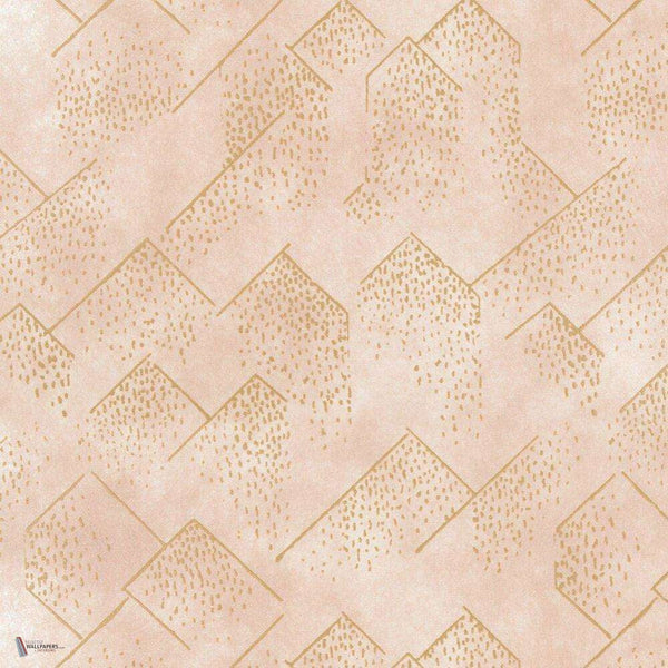 Brink behang in Blush Gold van Kelly Wearstler