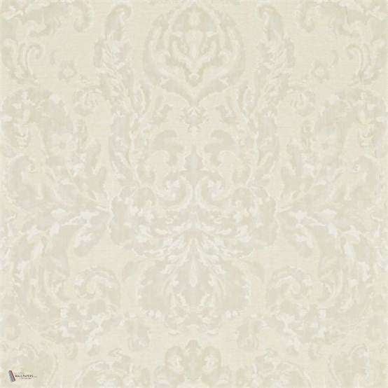 Brocatello wallpaper in Chalk van Zoffany
