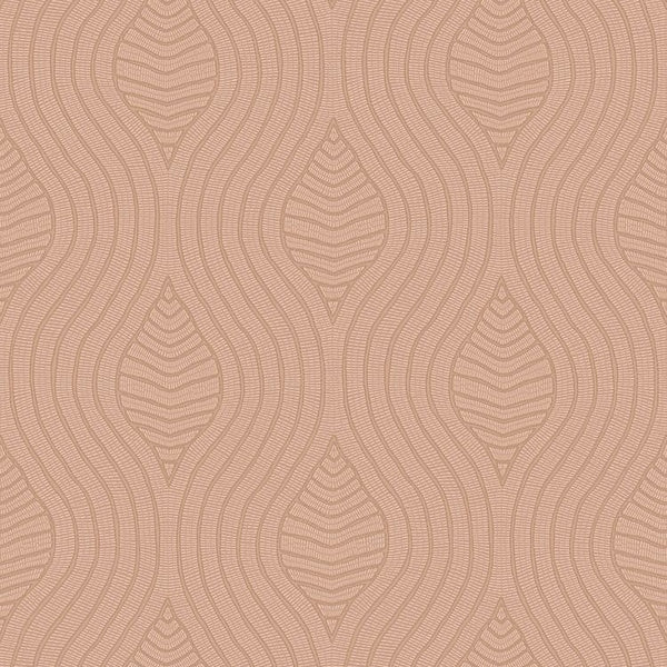 Brodelia wallpaper in Nude by Casamance