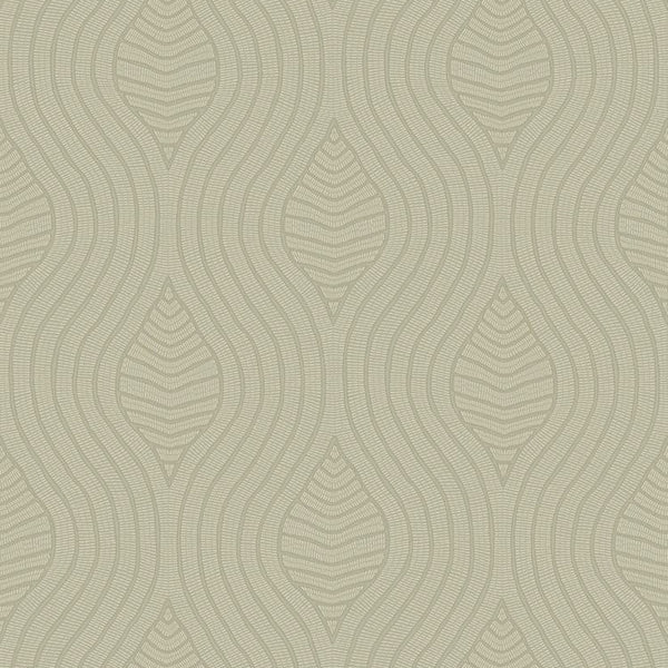 Brodelia wallpaper in Opaline by Casamance