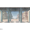 Brunelleschi Perspective wallpaper in Multicolor by Iksel