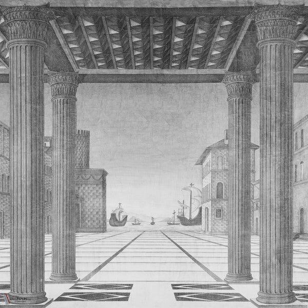 Brunelleschi Perspective wallpaper by Iksel — Grey Tones, detail