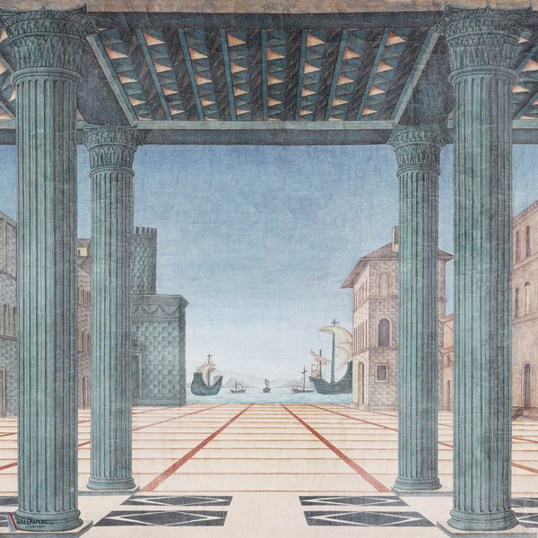 Brunelleschi Perspective wallpaper by Iksel — Multicolor, detail