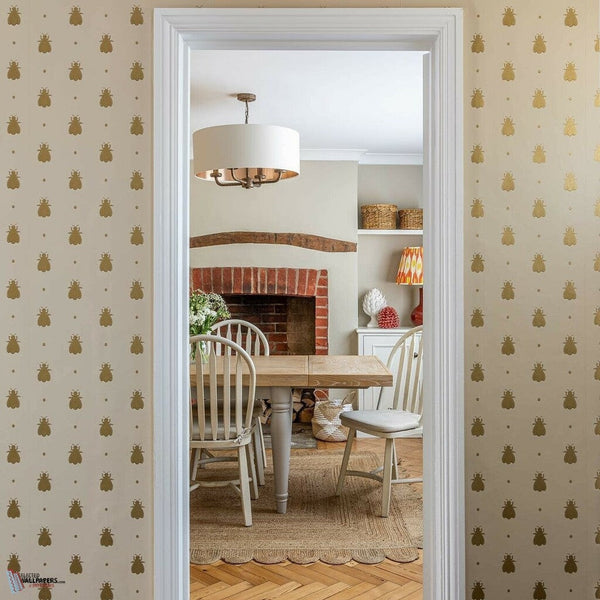 Bumble Bee behang van Farrow & Ball