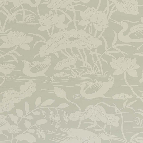 Heron & Lotus Flower behang - BW45089.3