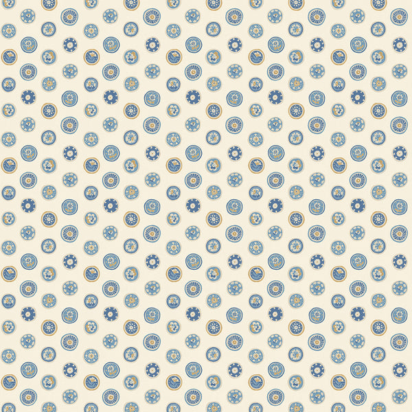 Court buttons behang - BW45147.5