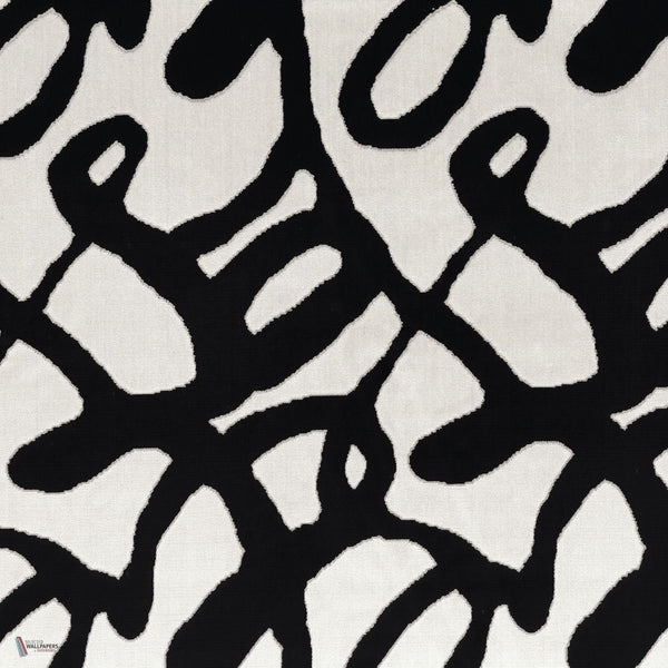 Omeri Stofff in Black And White von Camengo