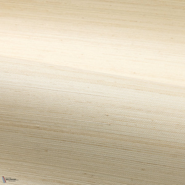 Abaca wallpaper in Beige Sable Or by Casamance