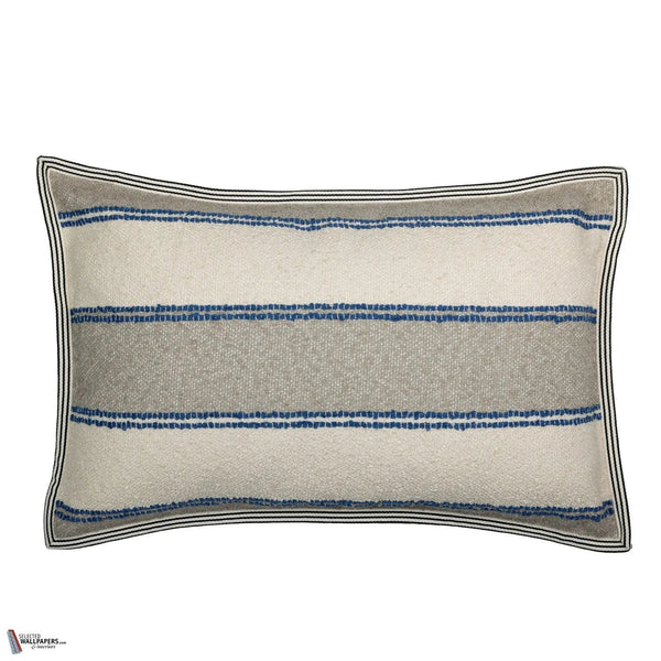 Apache Kissen in Taupe Bleu von Casamance
