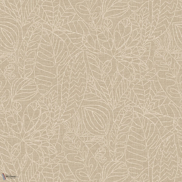 Argania wallpaper in Sable by Casamance
