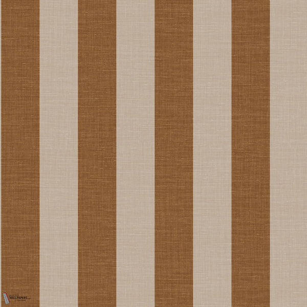 Beausoleil behang in Ambre Beige van Casamance