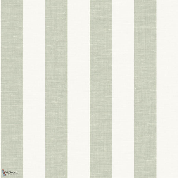 Beausoleil behang in Opaline Blanc Pétale van Casamance
