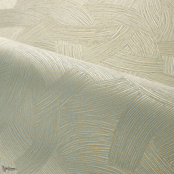 Berenice behang in Opaline/Dore van Casamance