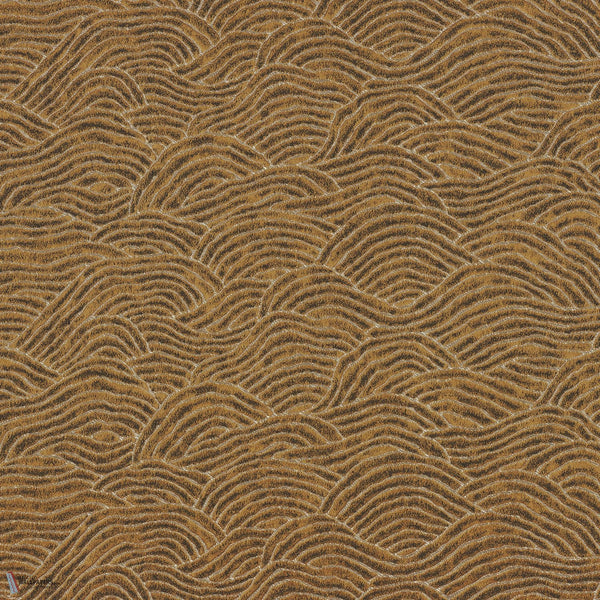Bord De Seine fabric in Mordoré by Casamance