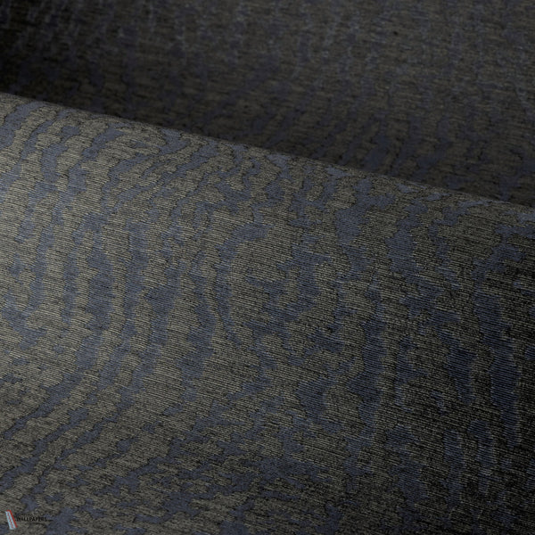 Canon Tapete in Noir Bleu Nuit von Casamance