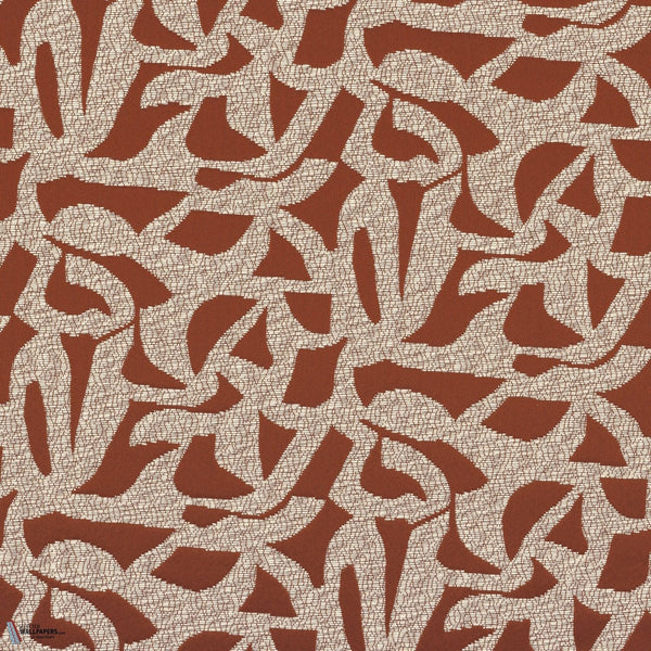 Cher Ami fabric in Rouge Terreux by Casamance