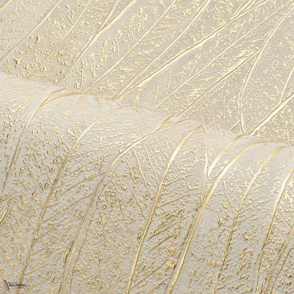 Cinerea wallpaper in Ivoire/Dore by Casamance