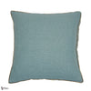 Cote Lin coussin en Bleu Baltique de Casamance