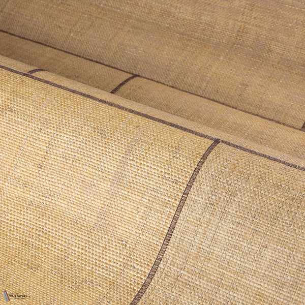 Curina wallpaper in Curry by Casamance