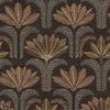 Dattara wallpaper in Ébène/Mordoré by Casamance