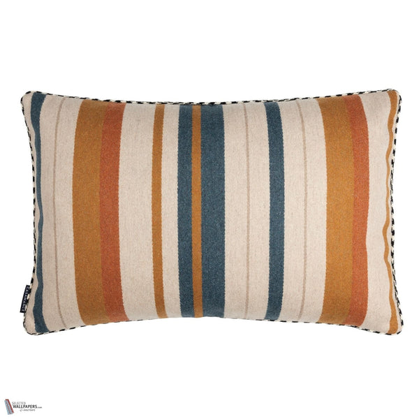 Elgin cojín en Orange Bleu 40 x 60 cm de Casamance