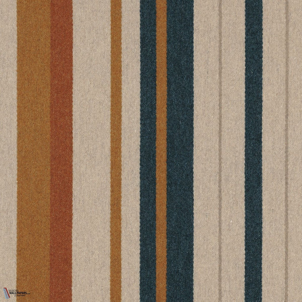 Elgin fabric in Ocre Pétrole by Casamance