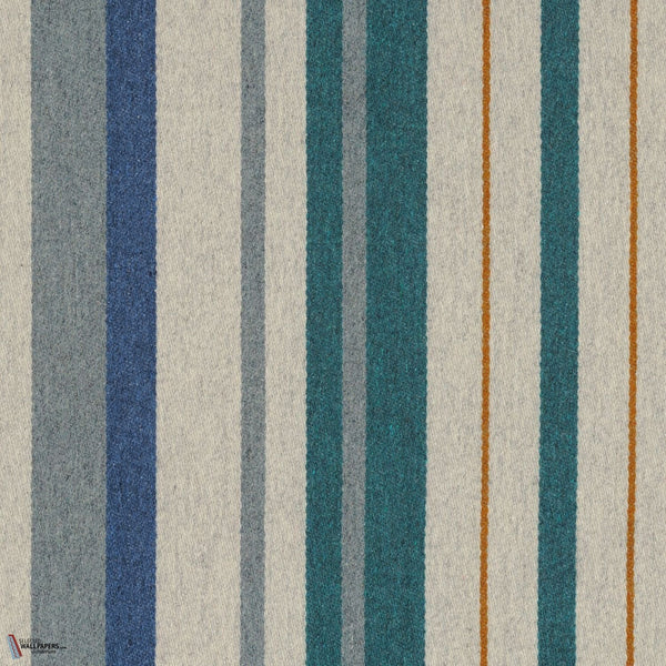 Elgin fabric in Pierre Bleue Paon by Casamance