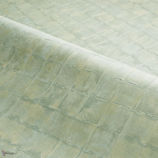Faenza wallpaper in Celadon by Casamance