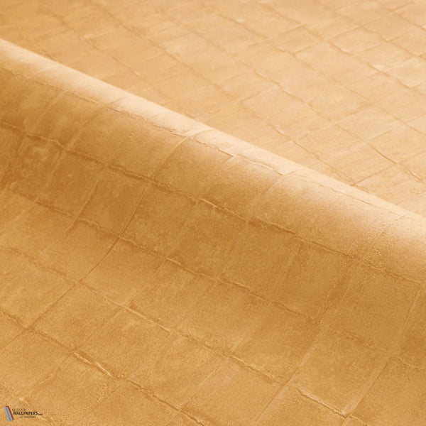 Faenza wallpaper in Jaune d'Or by Casamance
