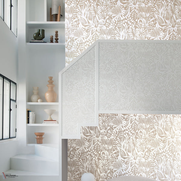 Foliage wallpaper by Casamance interior
