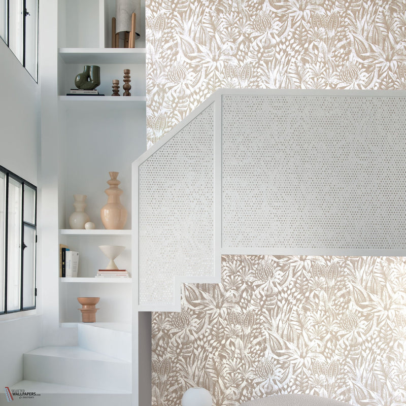 Foliage wallpaper by Casamance interior